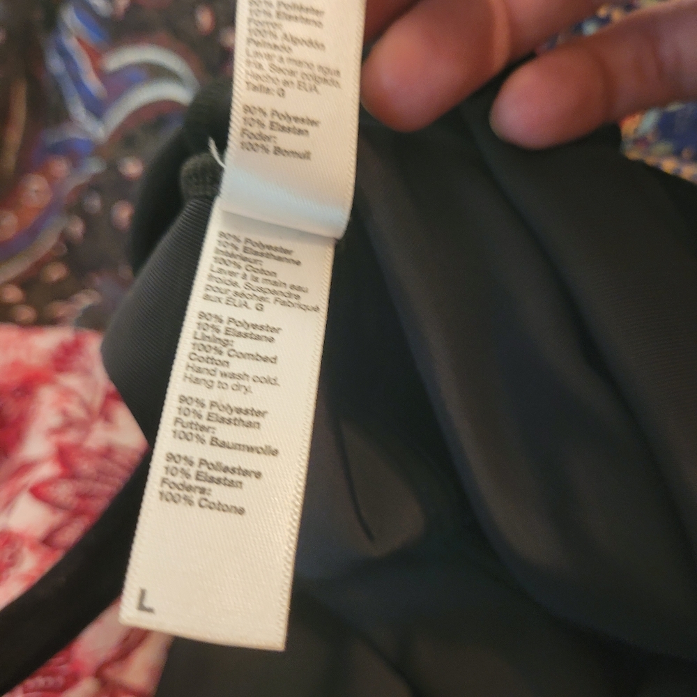 American Apparel Black Velvet Bodysuit Leotard - L - Picture 5 of 5